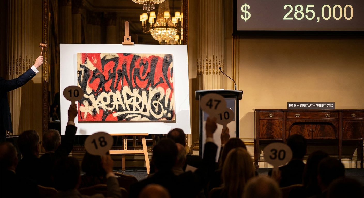 How Auction Houses Value Street Art - Gauntlet Gallery