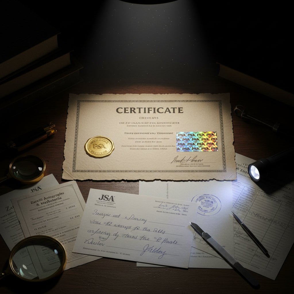 How Authentication Services Detect Forgeries: Inside PSA, JSA, and Zarelli - Gauntlet Gallery