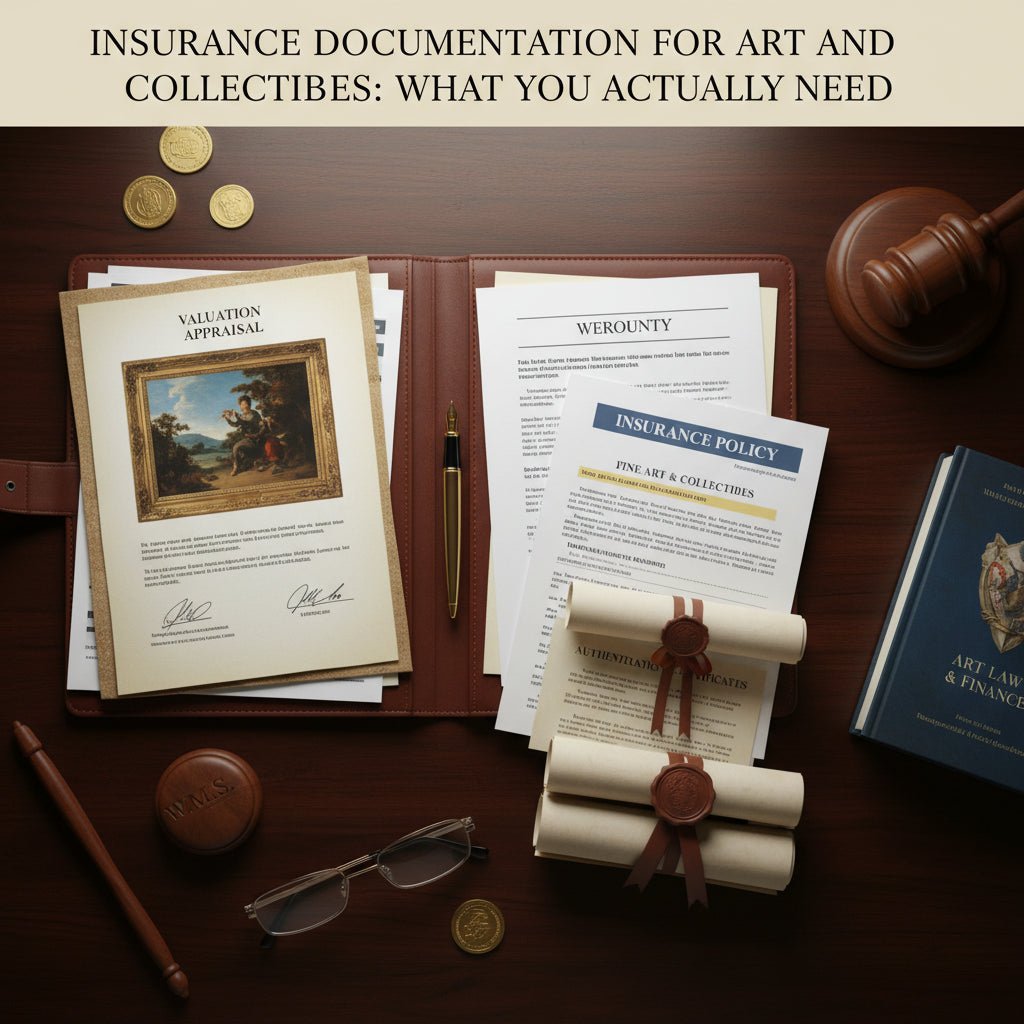 Insurance Documentation for Art and Collectibles: What You Actually Need - Gauntlet Gallery