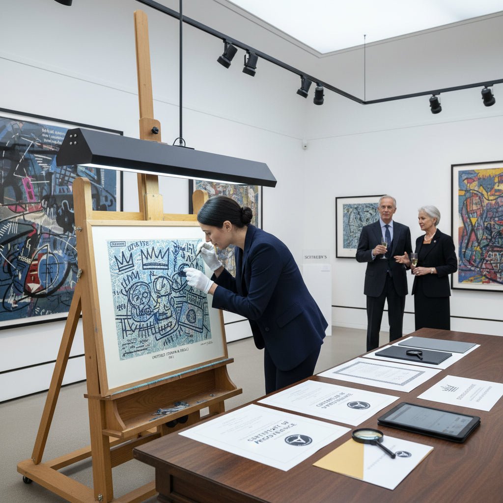 Jean-Michel Basquiat Authentication: AUTHENTIQ, Provenance Requirements, and What Collectors Must Know - Gauntlet Gallery