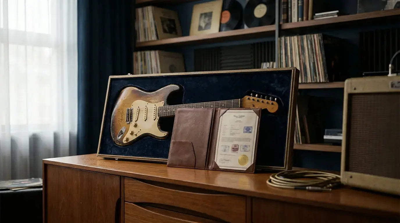 Jimi Hendrix Signed Guitar Value and Authentication Guide 2026 - Gauntlet Gallery