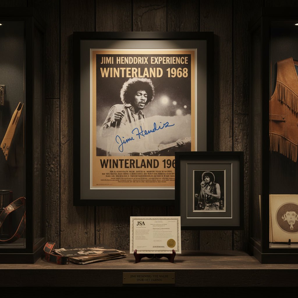 Jimi Hendrix Signed Memorabilia: Concert Posters vs Guitars vs Photos — Which Holds Value? - Gauntlet Gallery