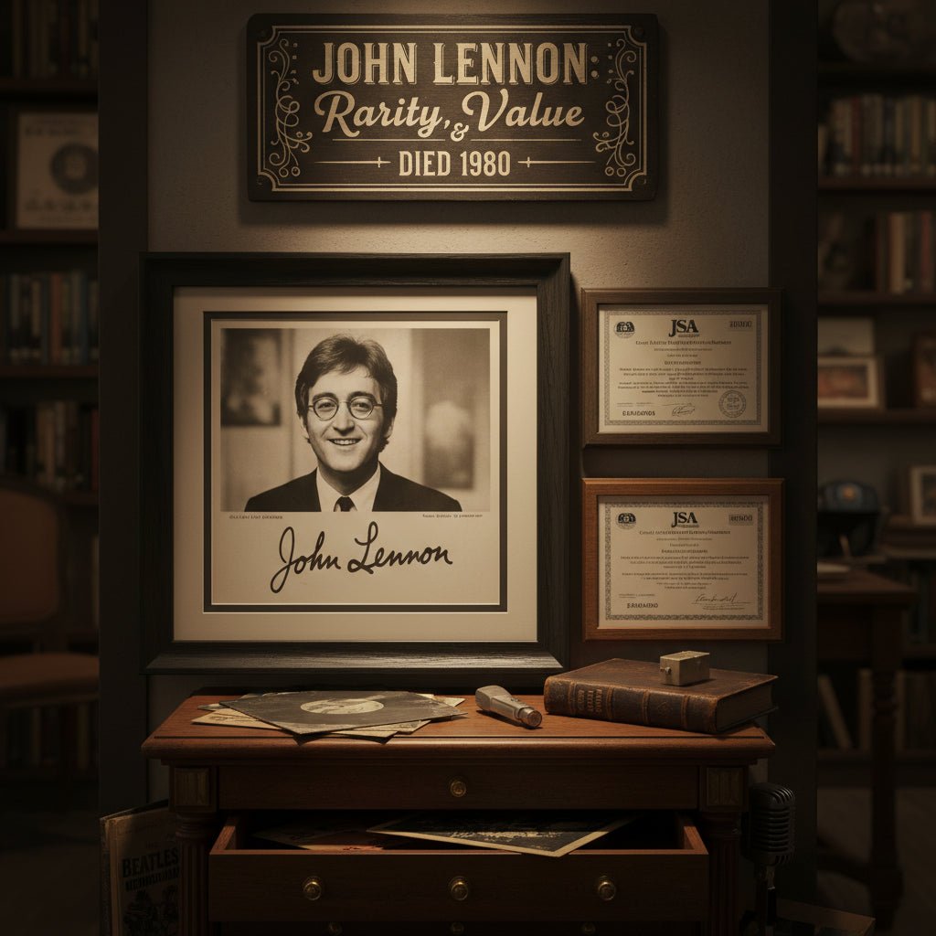 John Lennon Signed Memorabilia — Rarity, Value, and Authentication (Died 1980) - Gauntlet Gallery