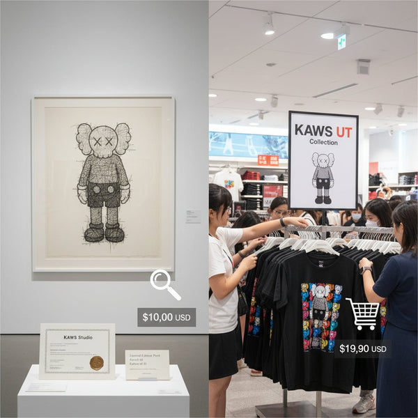 KAWS Uniqlo UT Prints vs. Gallery Prints: Understanding the Price Difference