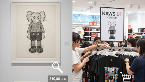KAWS Uniqlo UT Prints vs. Gallery Prints: Understanding the Price Difference