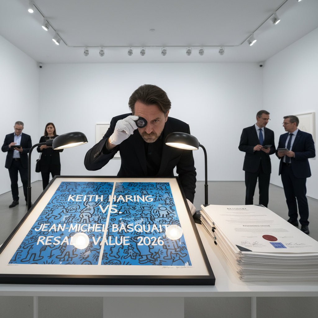 Keith Haring vs Jean-Michel Basquiat Resale Value 2026 - Gauntlet Gallery