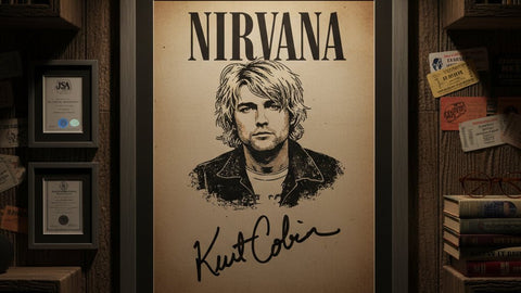 Kurt Cobain Signed Memorabilia: One of the Rarest Signatures in Rock