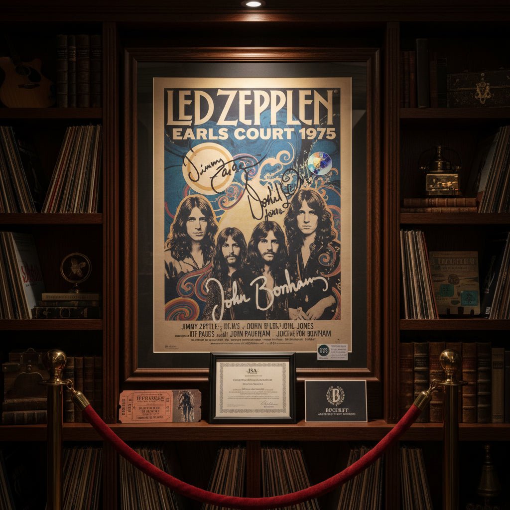 Led Zeppelin Signed Memorabilia: Rarity by Band Member and Authentication Guide - Gauntlet Gallery