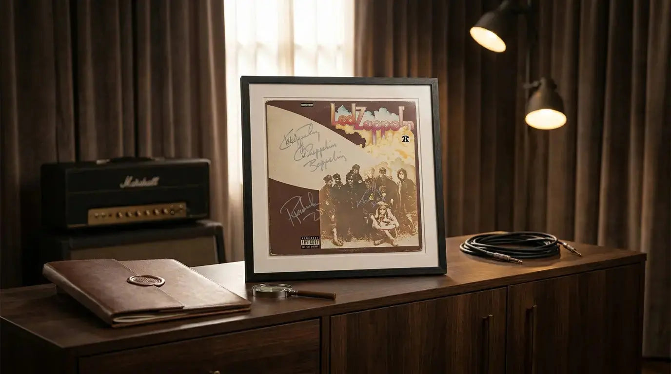 Led Zeppelin Signed Memorabilia: Rarity by Band Member and Authentication Guide - Gauntlet Gallery
