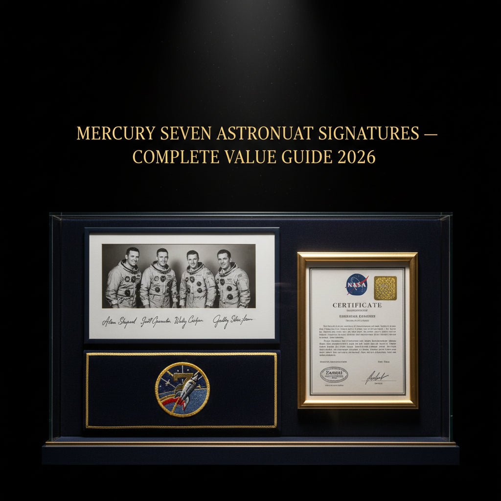 Mercury Seven Astronaut Signatures — Complete Value Guide 2026 - Gauntlet Gallery