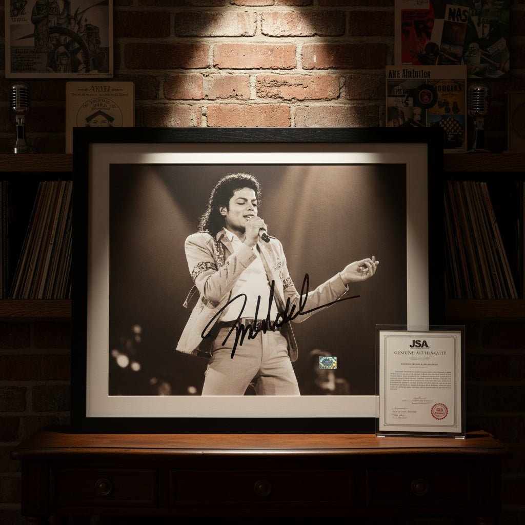 Michael Jackson Signed Memorabilia: Autopen vs. Genuine — Authentication Guide - Gauntlet Gallery