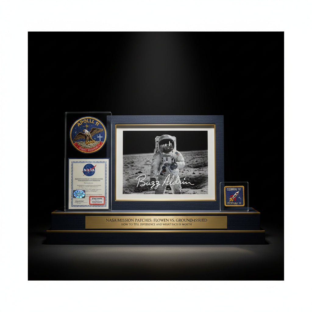 NASA Mission Patches: Flown vs. Ground-Issued — How to Tell the Difference and What Each Is Worth - Gauntlet Gallery