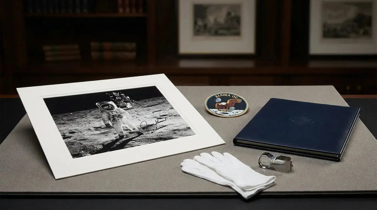 National Geographic - 50th Anniversary of Apollo 11 (Three) Signed by Buzz Aldrin: Collector Guide, Rarity & Value - Gauntlet Gallery