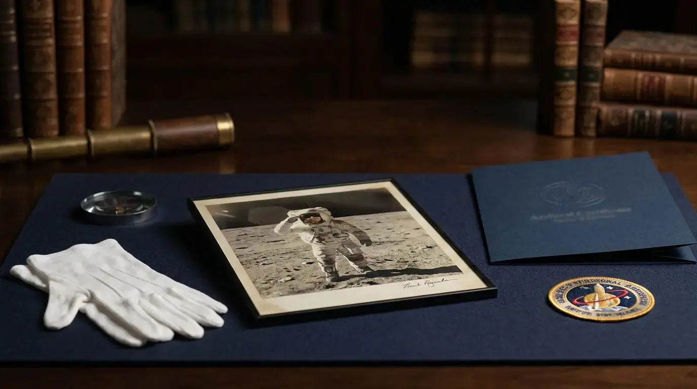 National Geographic 50th Anniversary of Apollo 11 (Two) Signed by Buzz Aldrin: Collector Guide, Rarity & Value - Gauntlet Gallery