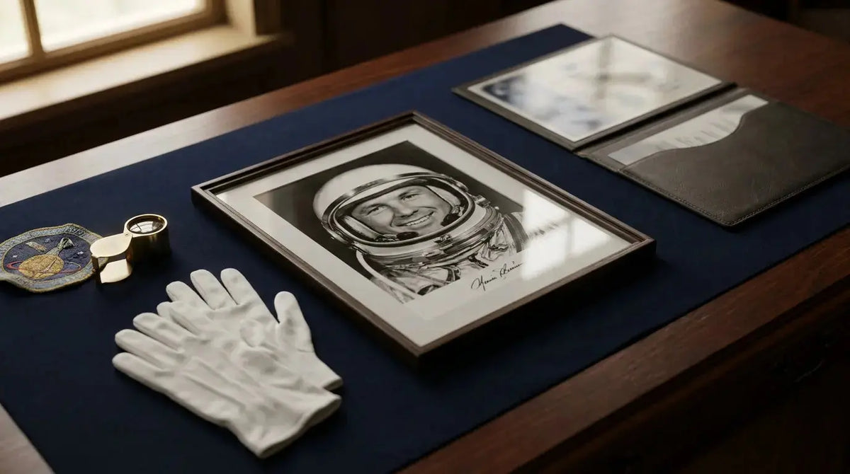 Neil Armstrong with Helmet on Smiling Signed by Neil Armstrong: Collector Guide, Rarity & Value - Gauntlet Gallery