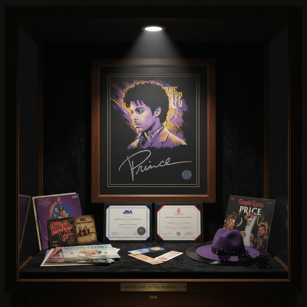 Prince Signed Memorabilia — Value and Authentication (Died 2016, Signed Rarely) - Gauntlet Gallery