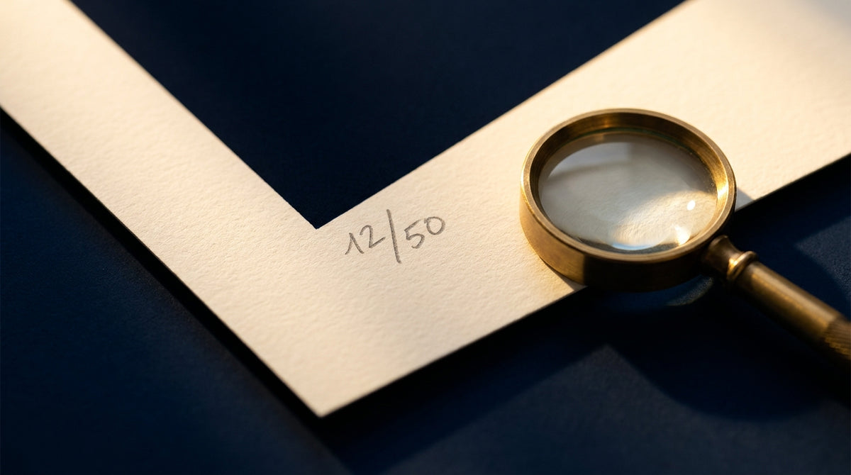 Reading an Edition Number: What "12/150" Tells You (and Doesn't)