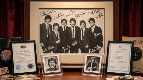 Rolling Stones Signed Memorabilia: Charlie Watts, Brian Jones, and the Full-Lineup Premium