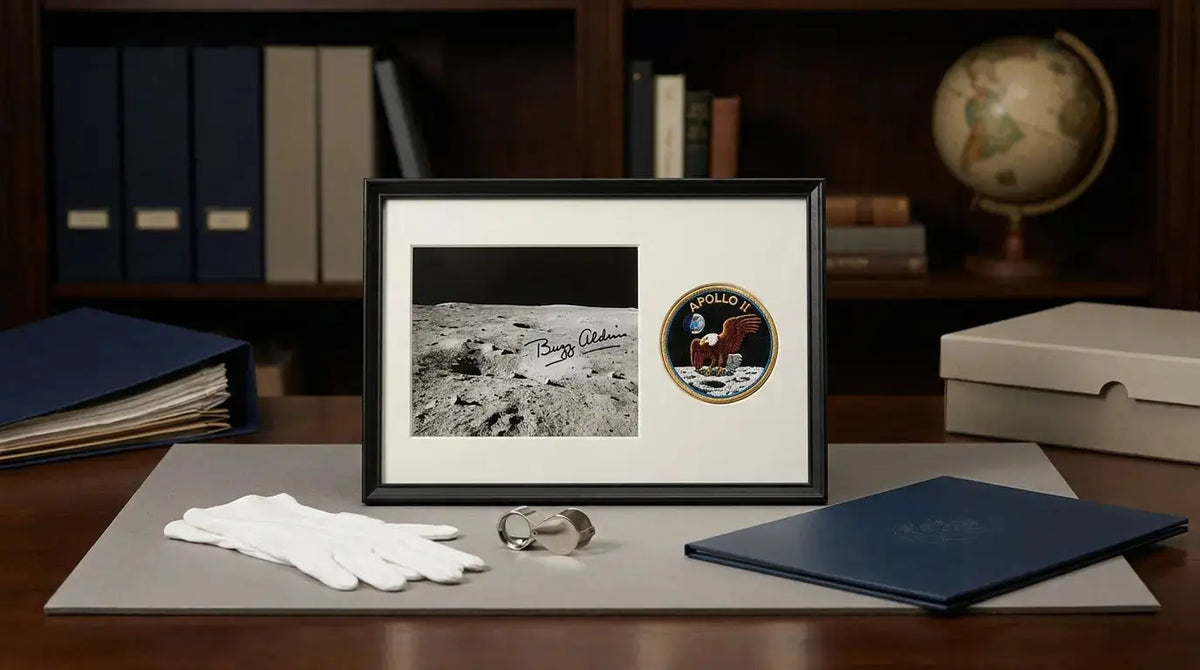 See of Tranquility Signed Photo Signed by Buzz Aldrin: Collector Guide, Rarity & Value - Gauntlet Gallery