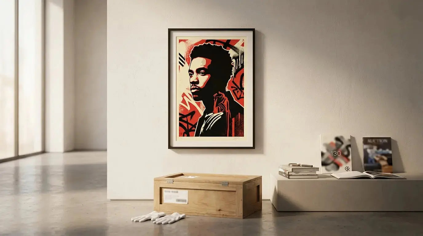 Shepard Fairey Revolution Woman 2005: 130.9% CAGR - Investment Data and Value Guide - Gauntlet Gallery
