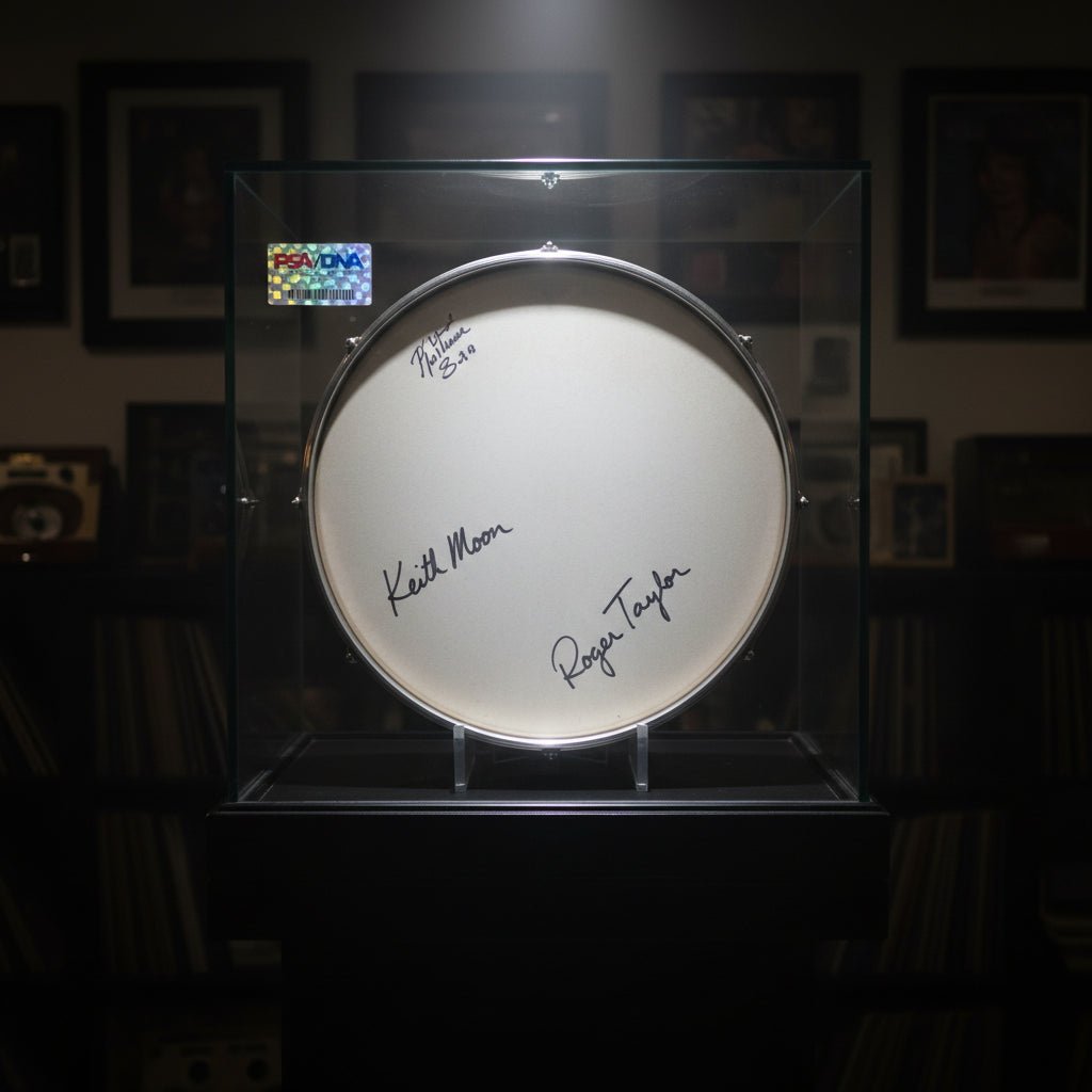 Signed Drumheads as Collectibles: Authentication and Value Guide - Gauntlet Gallery