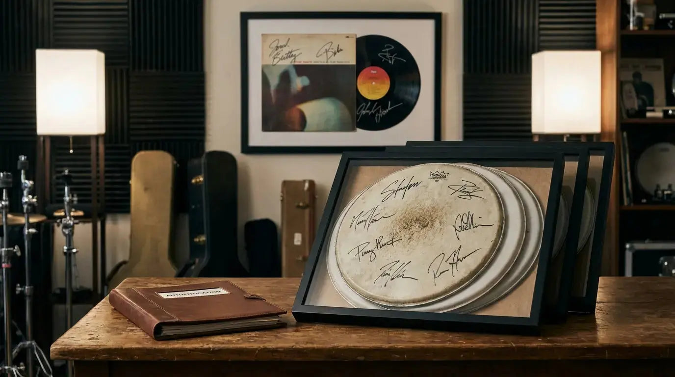 Signed Drumheads as Collectibles: Authentication and Value Guide - Gauntlet Gallery