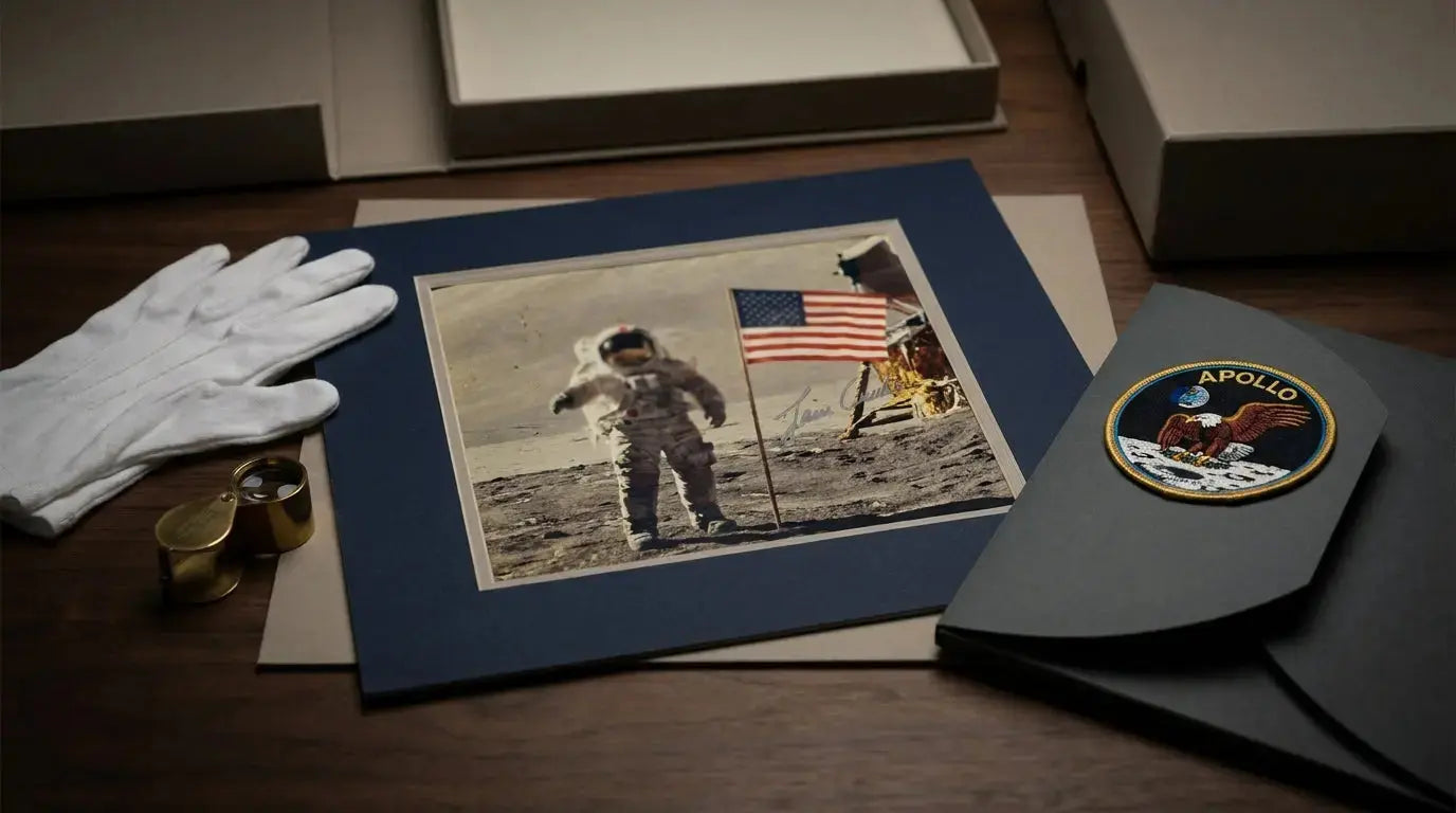 Signed Flag Signed by Buzz Aldrin: Collector Guide, Rarity & Value - Gauntlet Gallery