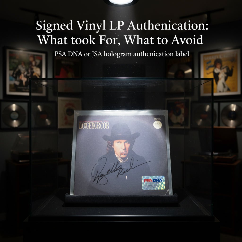 Signed Vinyl LP Authentication: What to Look For, What to Avoid - Gauntlet Gallery