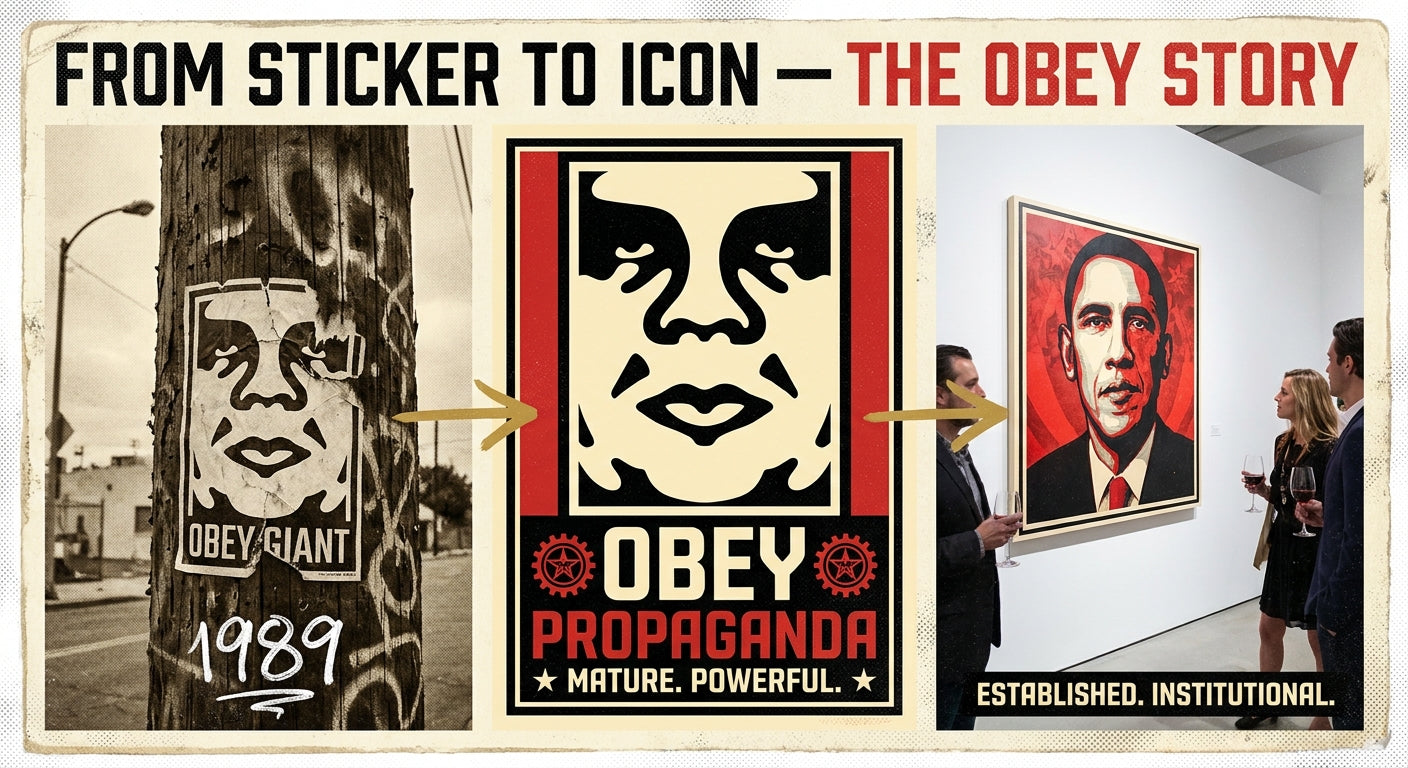 The History of OBEY: From Stickers to Cultural Icons - Gauntlet Gallery
