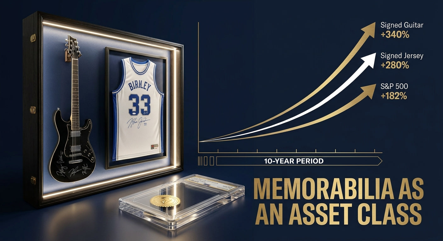 The ROI of Signed Sports and Music Memorabilia - Gauntlet Gallery