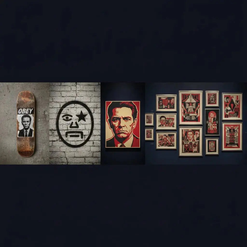 The Stages of Shepard Fairey’s Career: From Skate Decks to the Smithsonian - Gauntlet Gallery