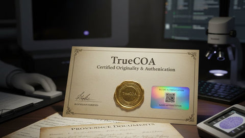TrueCOA: How Blockchain Authentication Works for Physical Collectibles