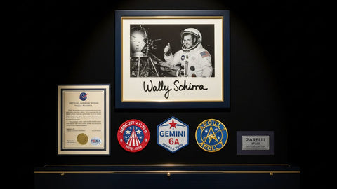 Wally Schirra Signed Memorabilia — Only Astronaut to Fly Mercury, Gemini AND Apollo