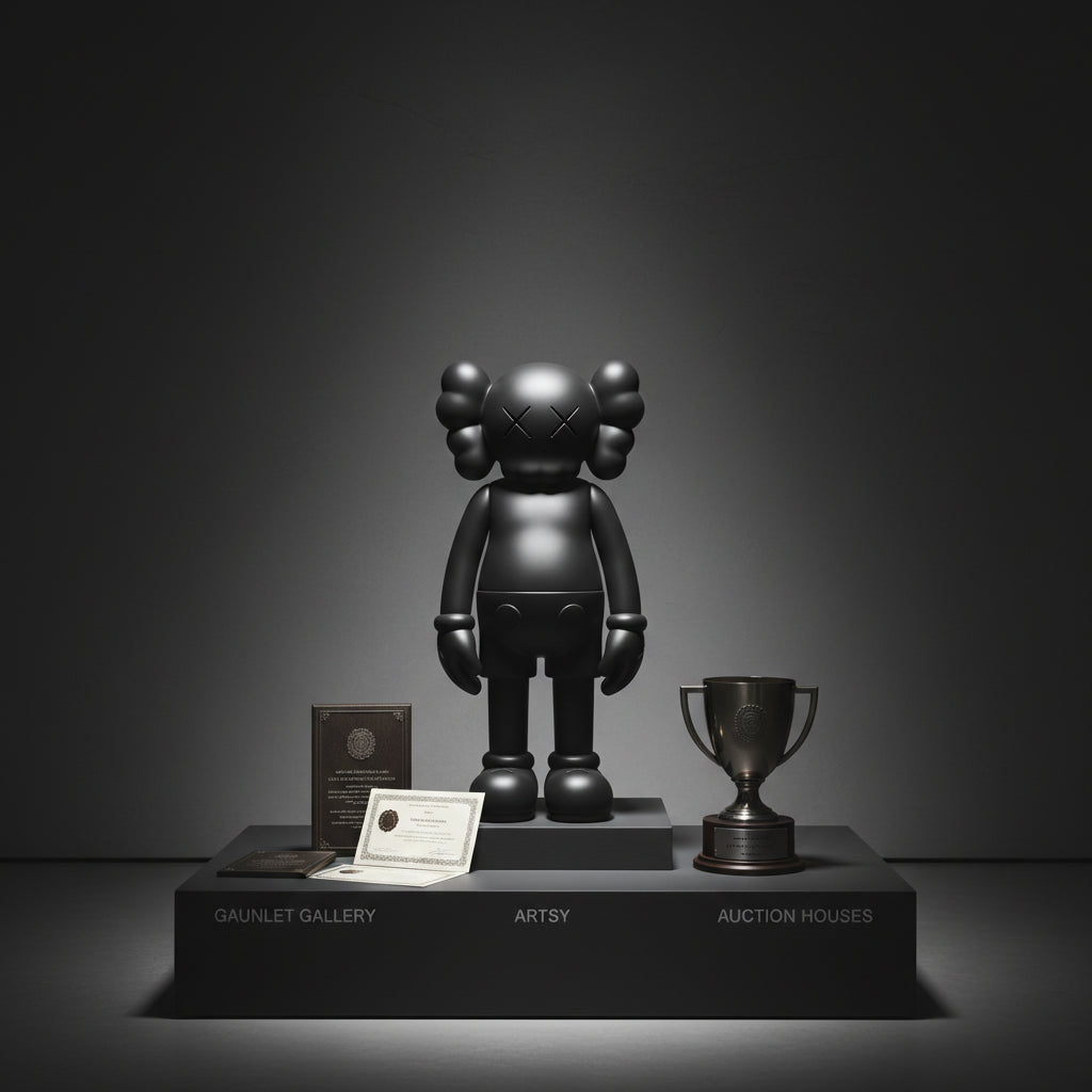 Where to Buy Authenticated KAWS Figures Online — Gauntlet Gallery vs Artsy vs Auction Houses - Gauntlet Gallery