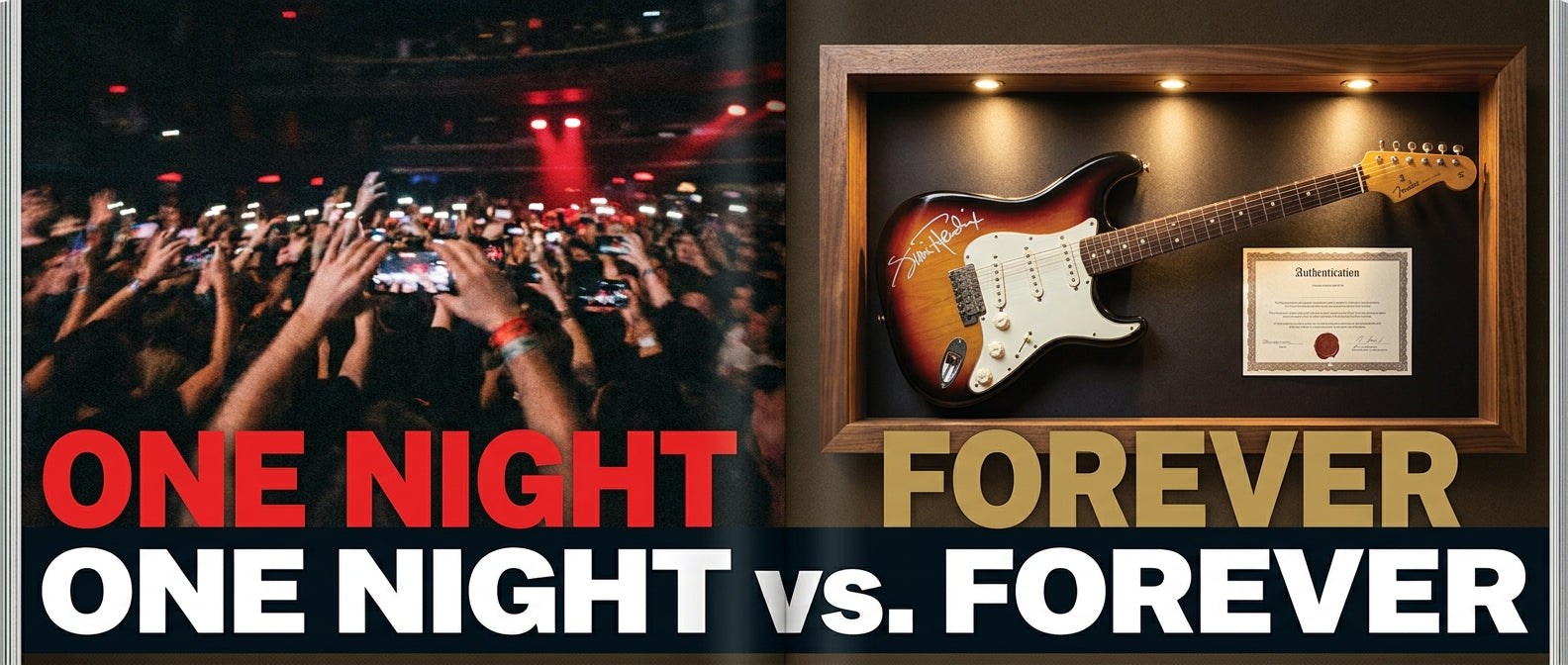 Why a Signed Guitar Beats a Concert Ticket Every Time - Gauntlet Gallery