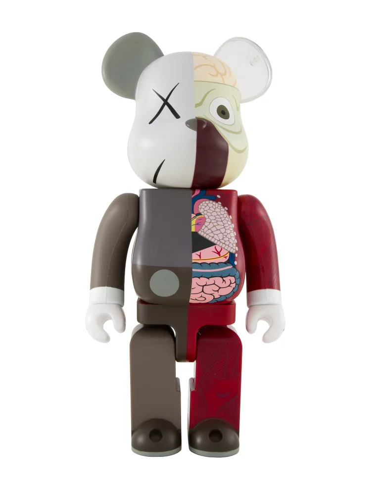 KAWS Dissected Companion BE@RBRICK — anatomical cutaway figure