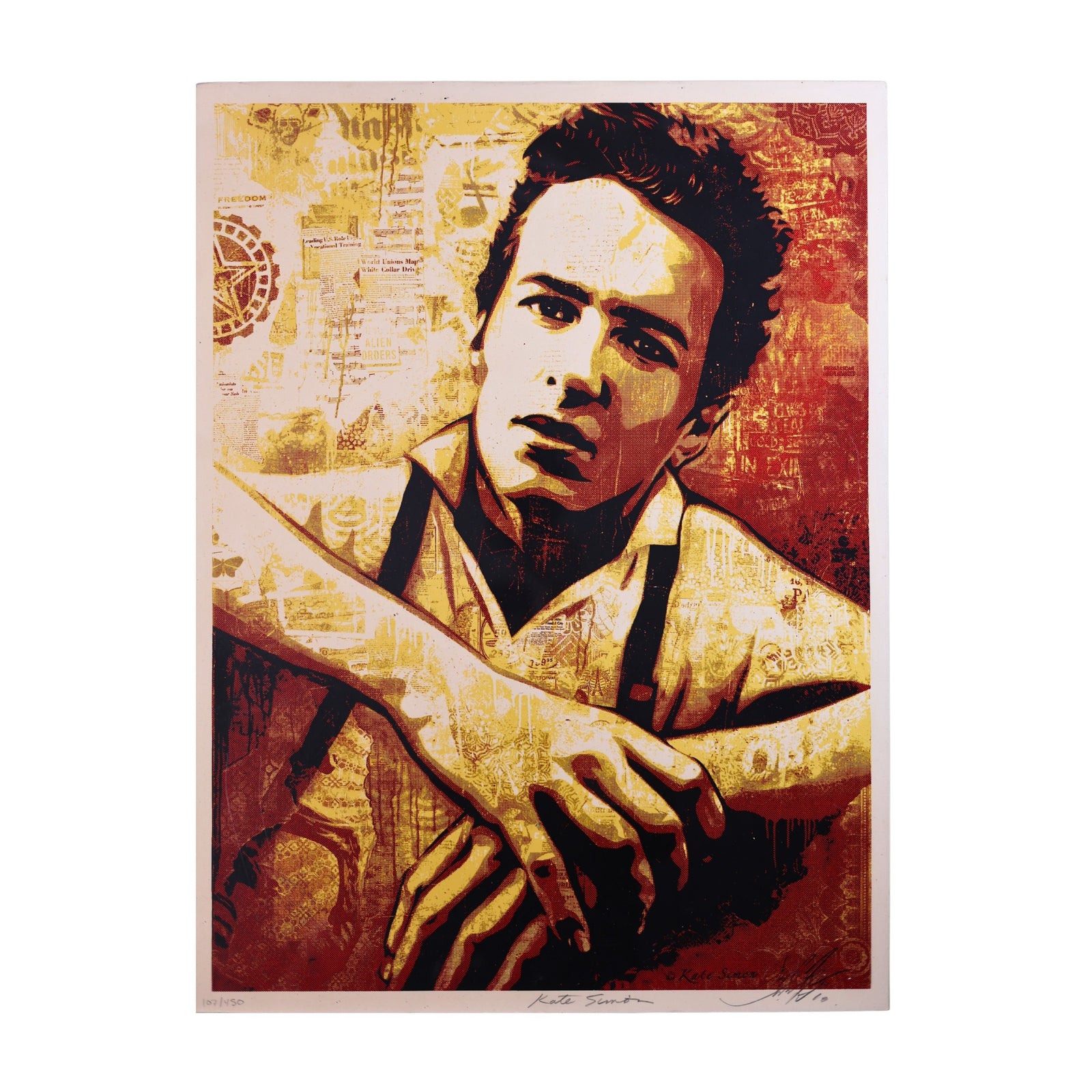 Joe Strummer The Clash (portrait)