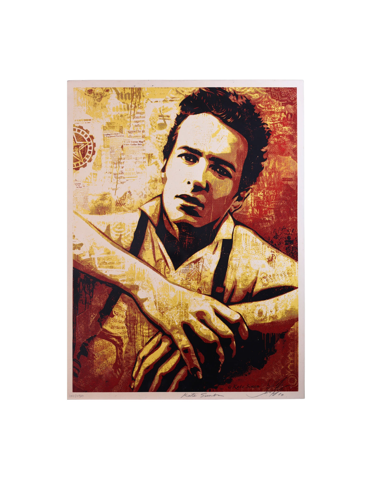 Joe Strummer The Clash (portrait)