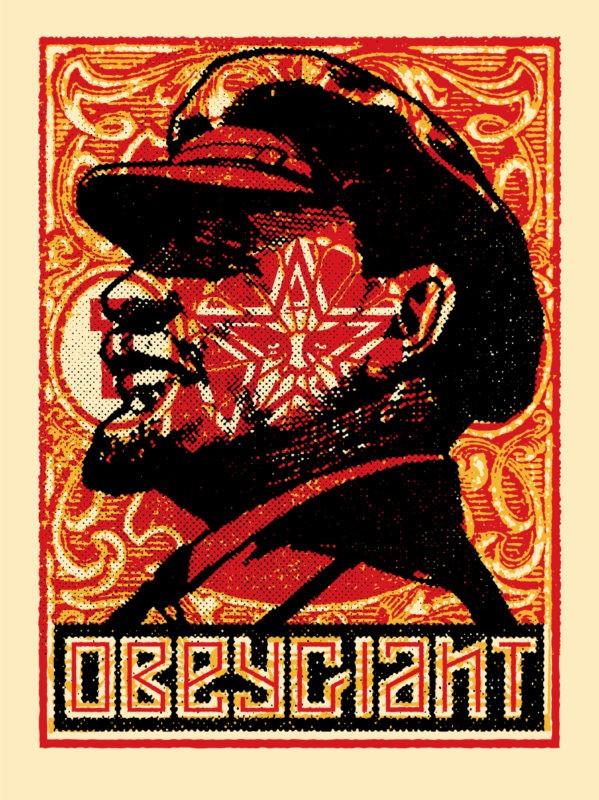 OBEY Mao Stamp