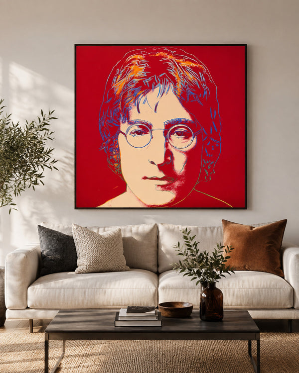John Lennon Pop Art Portrait 40” x 40” Warhol Era  Large Format PP