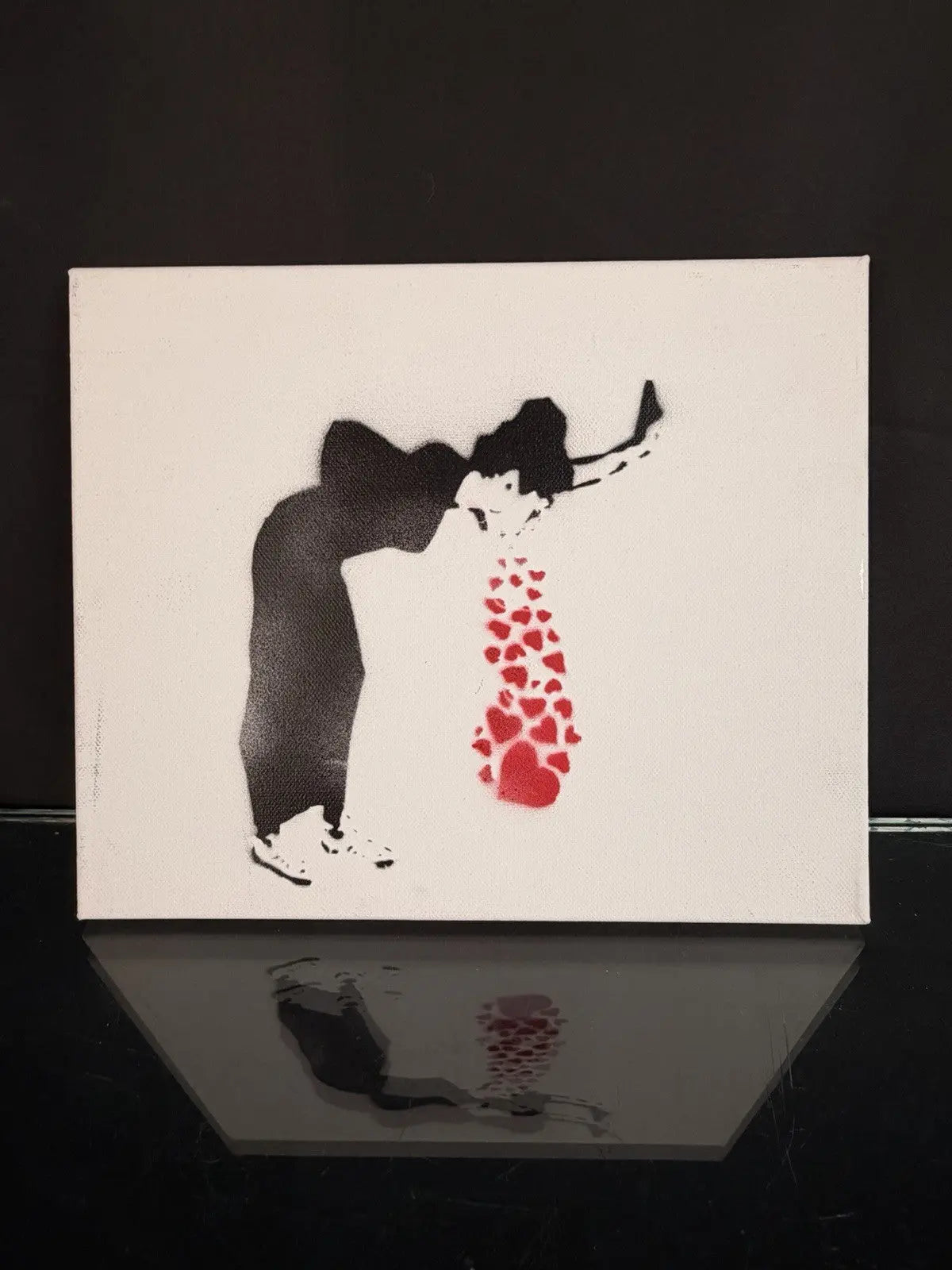 Banksy Dismaland Achieve Greatness 1/10 Signed Stencil Canvas 2015 Ticket