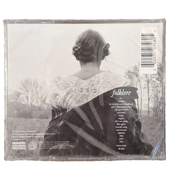 Taylor Swift Folklore Signed CD Sealed Unopened Autographed Booklet 2020