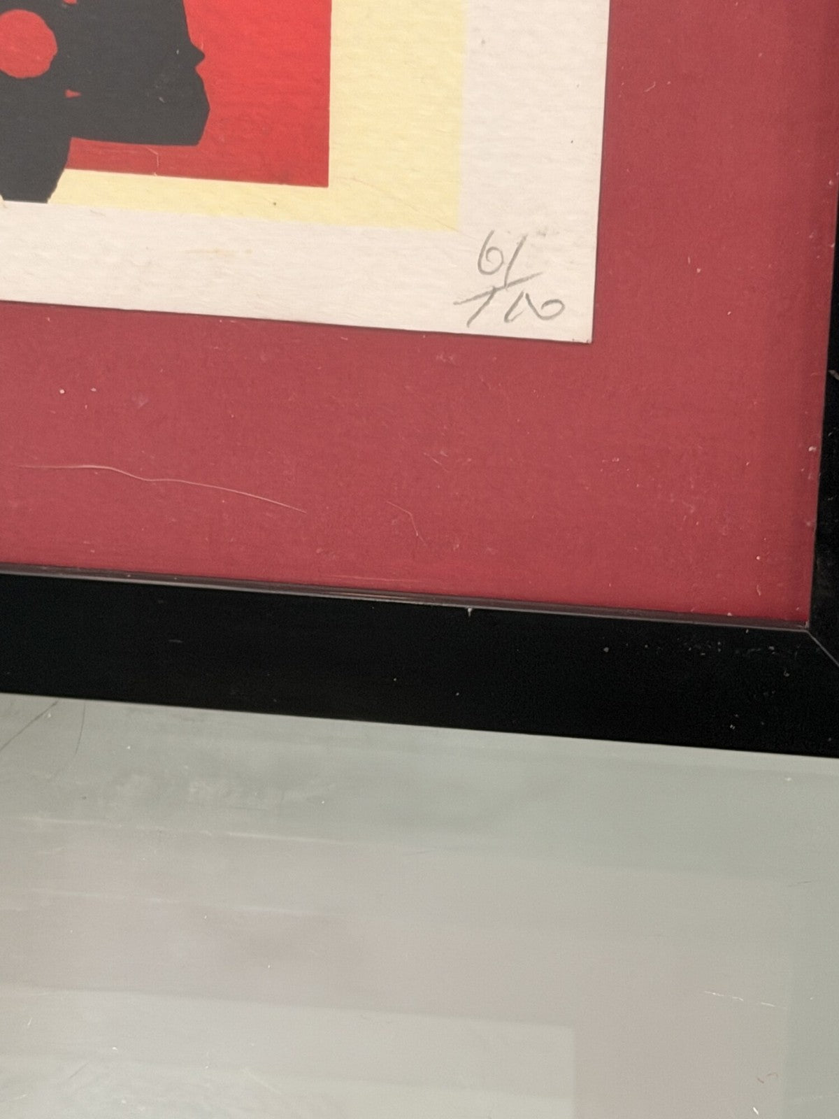 Framed Che Guevara "Wage Peace OBEY" Graphic Print, Marked 6/20