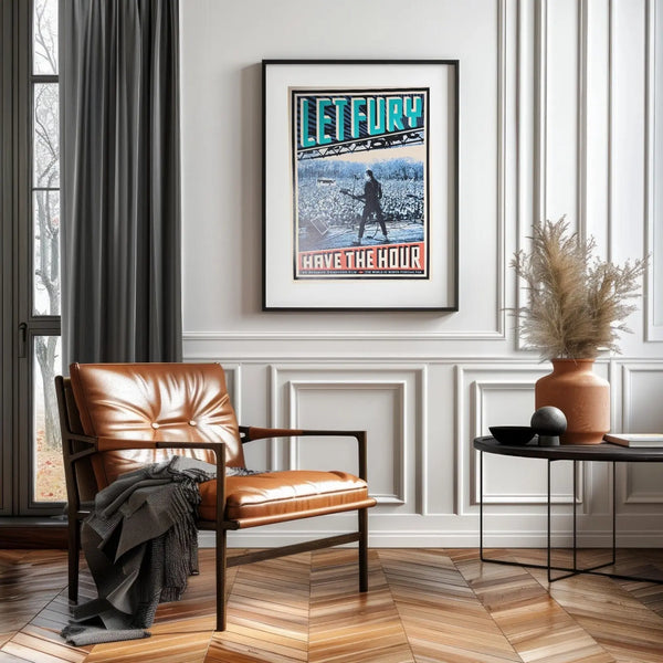 Shepard Fairey Let Fury Have the Hour Signed Print 2010 Joe Strummer OBEY Art
