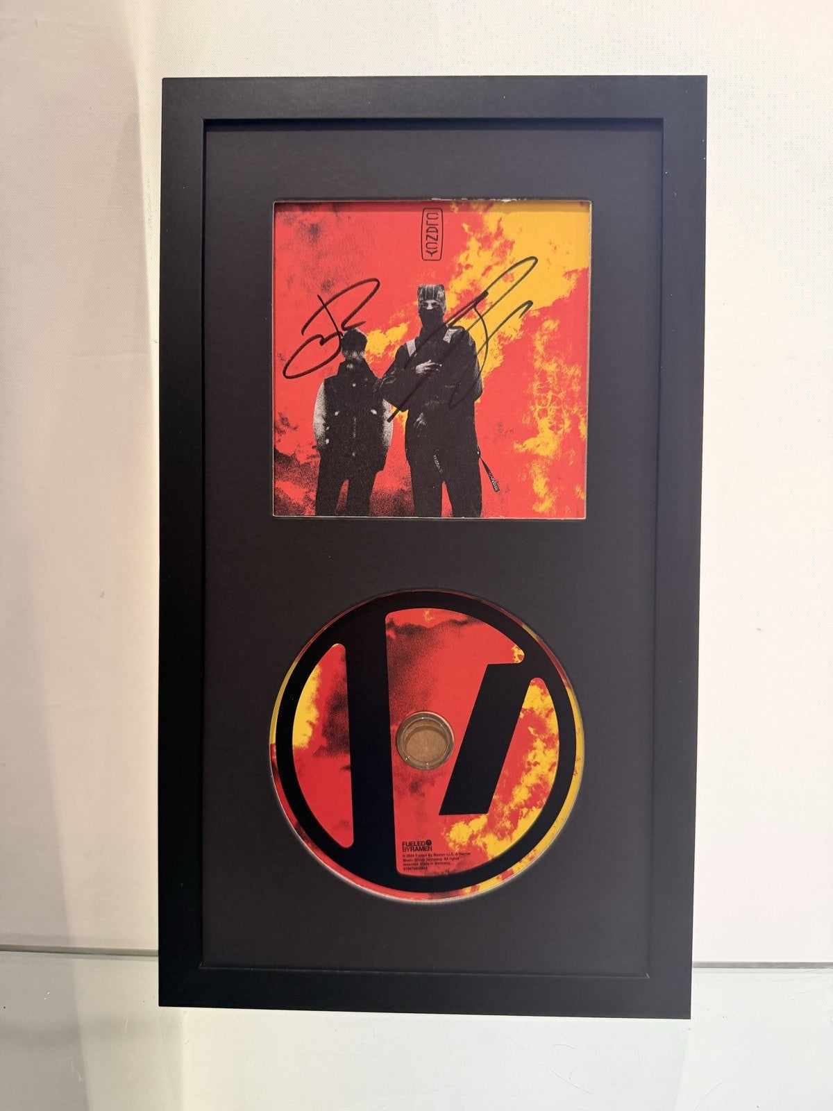 Twenty One Pilots Signed Clancy CD Framed Display Tyler Joseph Josh Dun Auto