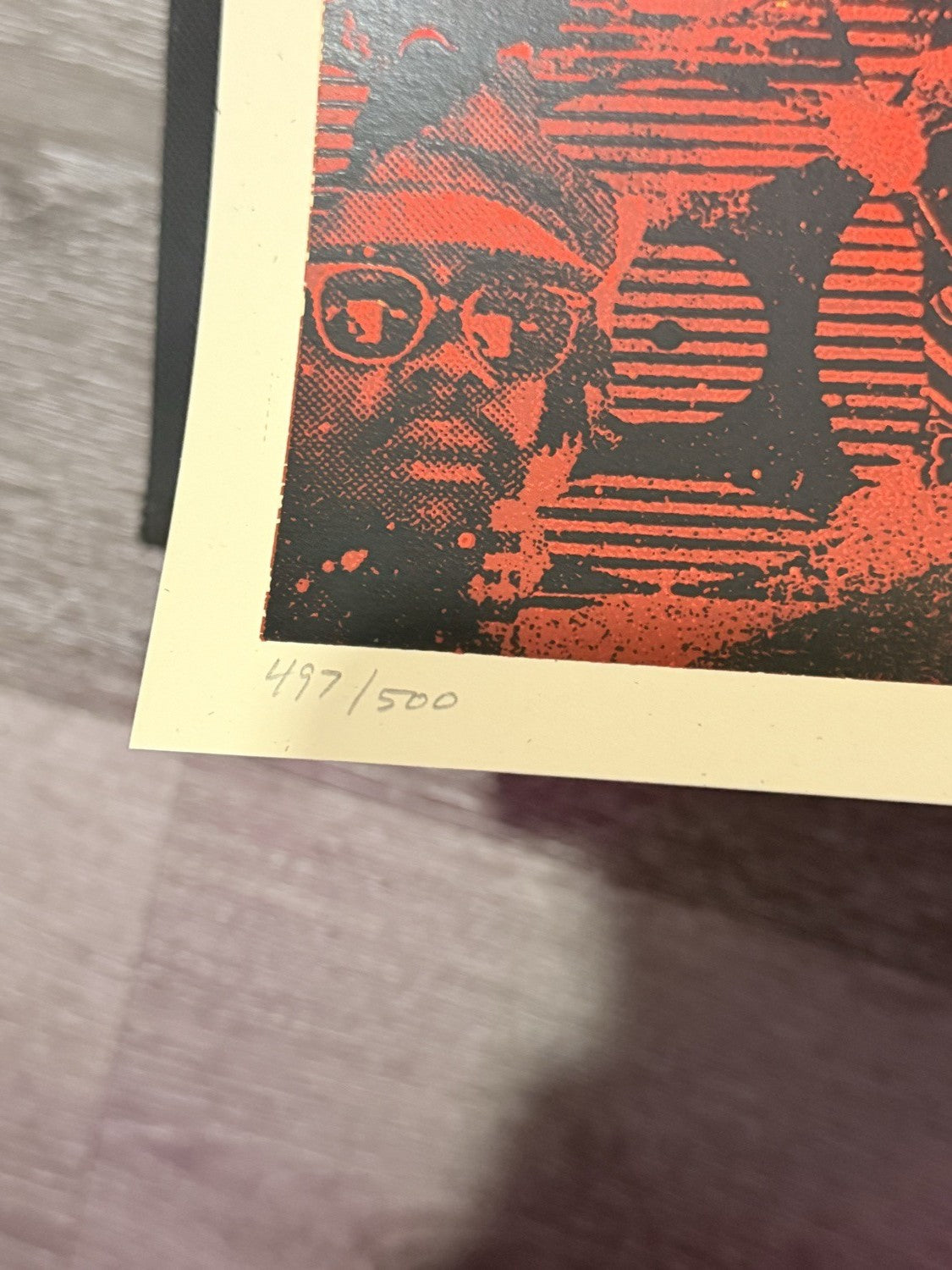 Shepard Fairey x Dennis Morris Bob Marley Slave Driver Signed Screenprint