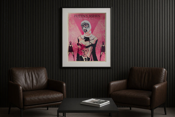 Shepard Fairey Putin’s Ashes (Pussy Riot) 2023 Obey Giant Signed Numb