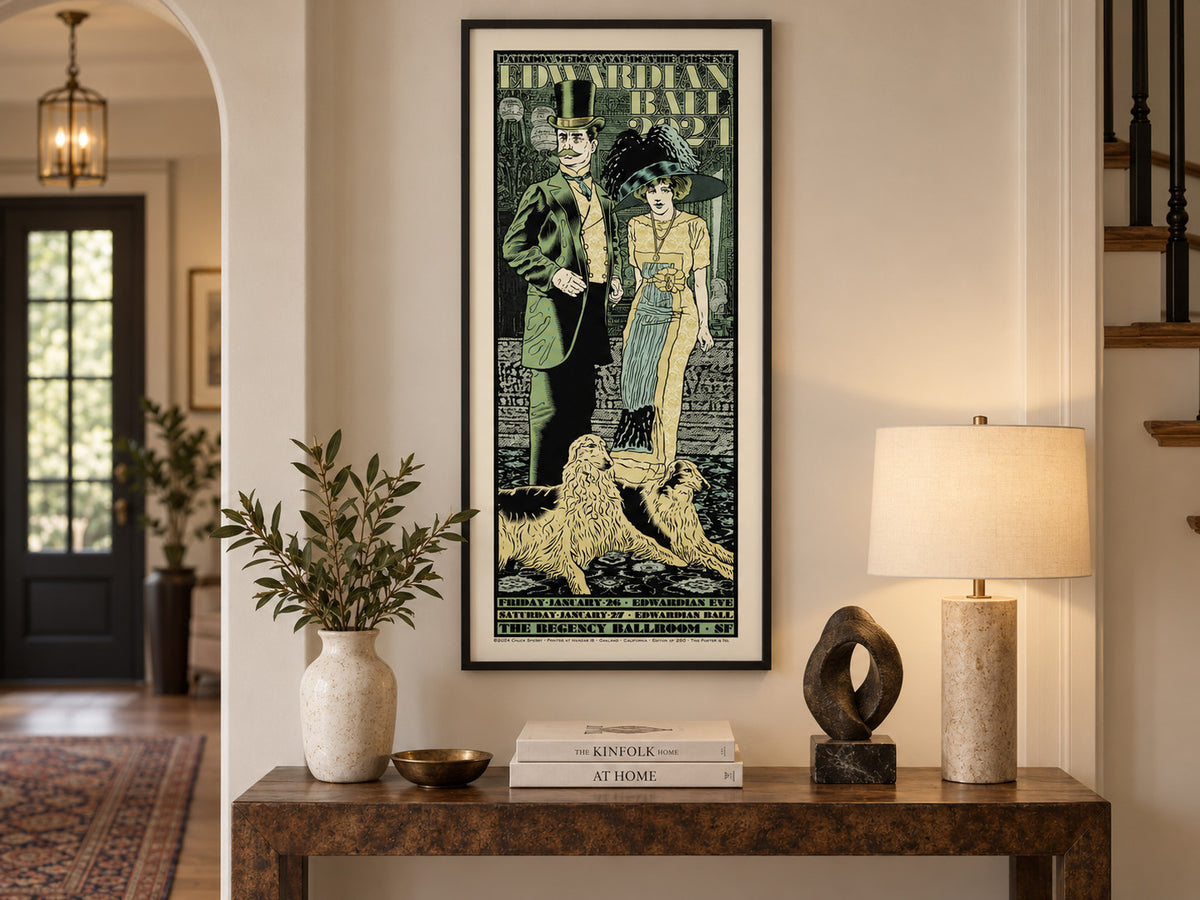 Chuck Sperry Edwardian Ball 2024 Signed Numbered Screen Print Poster /250 — listing photograph 5
