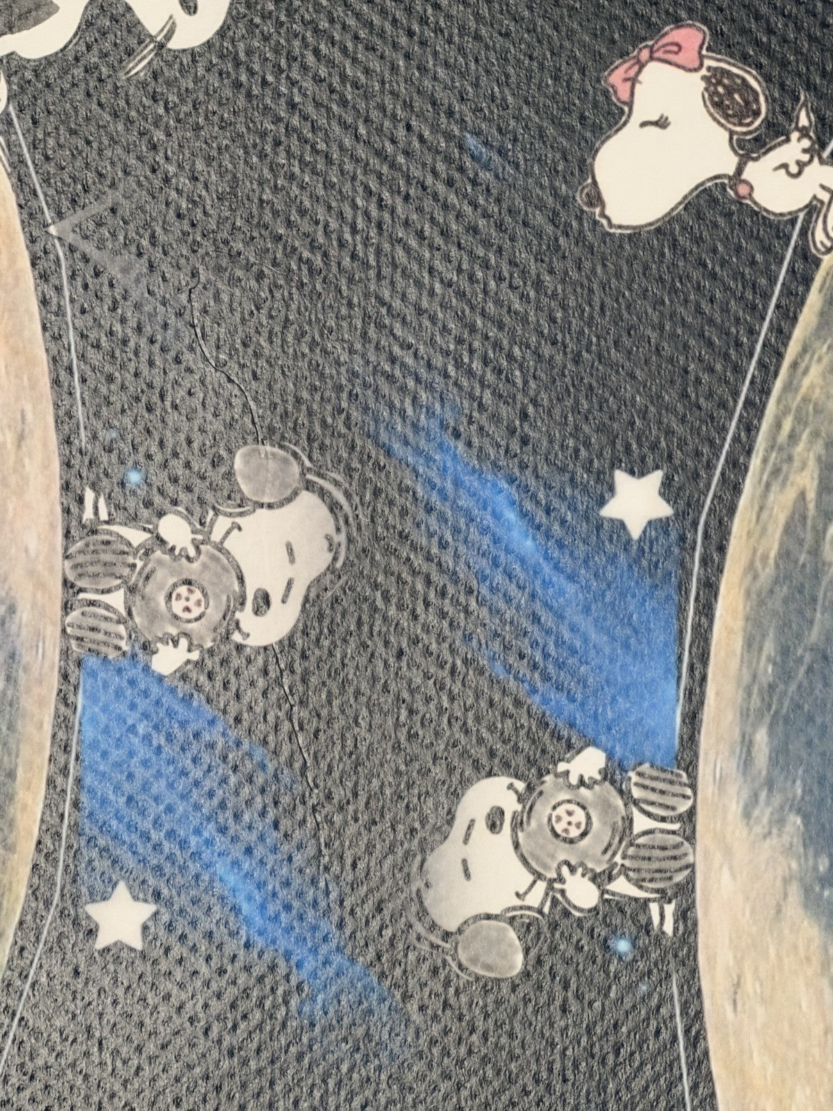 DEATH NYC Snoopy Astronaut LV Monogram Moon Art Print Hand Signed /100 + COA