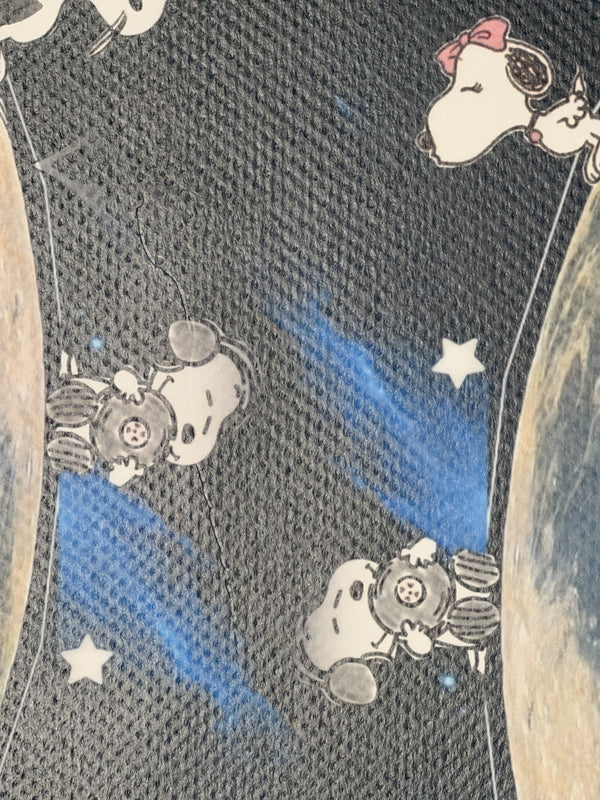 DEATH NYC Snoopy Astronaut LV Monogram Moon Art Print Hand Signed /100 + COA